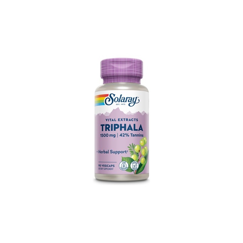 Triphala 1500 mg - 90 capsules végétales - Solaray
