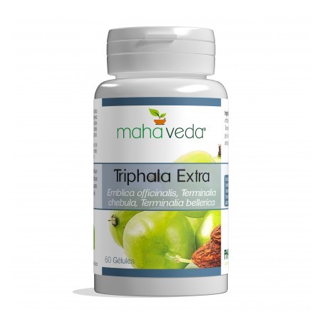 Triphala Extra - 3 extraits Ayurvédiques - 60 gélules végétales - Maha Veda