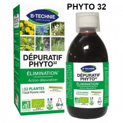 Dépuratif Phyto 32 plantes Bio - Elimination - 300 ml - Biotechnie