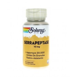 Serrapeptase - 10 mg - 90 capsules végétales - Solaray