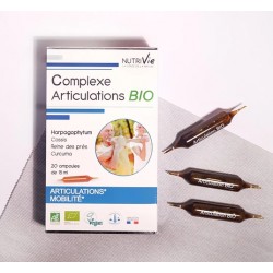 Complexe Articulations bio - 20 ampoules - Nutrivie