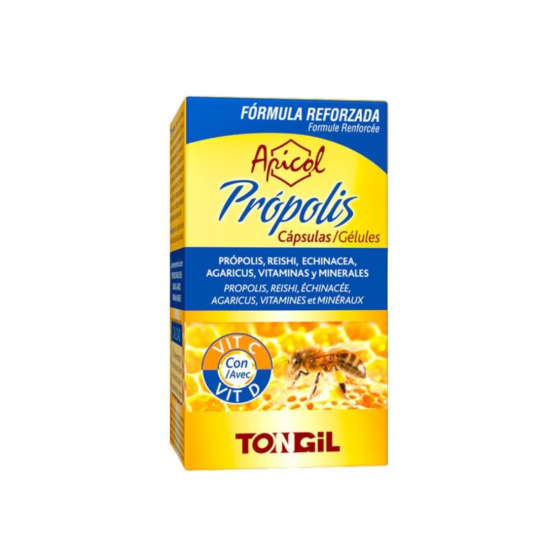 Propolis Reishi Echinacea Apicol - 40 gélules - Tongil
