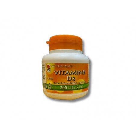 Vitamine D3 - 100 Gélules - Vecteur Santé