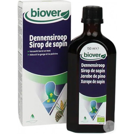 Il apaise les voies respiratoires Sirop Sapin bio Biover - 150 ml - respiration facile
