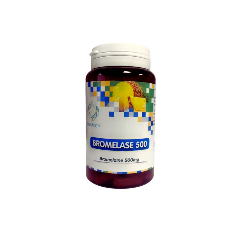 Bromelase - 500 mg - 100 gélules - DistriForm'
