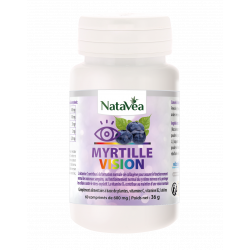 Myrtille Vision - 60 comprimés de 600 mg - NataVéa Vibra