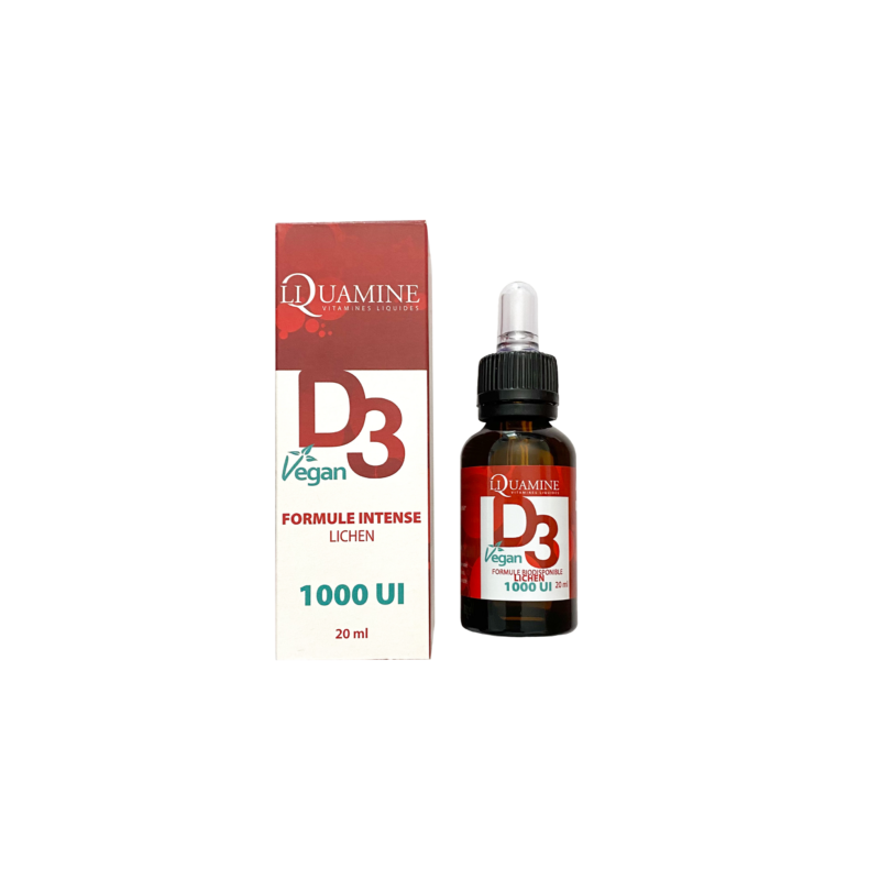 Vitamine D3 Liquide Végan - 1000 UI - 20 ml - Naturwaren