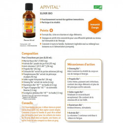 Pack Apivital flacon 50 ml X 2 - Elixir Bio - Trésor des Abeilles