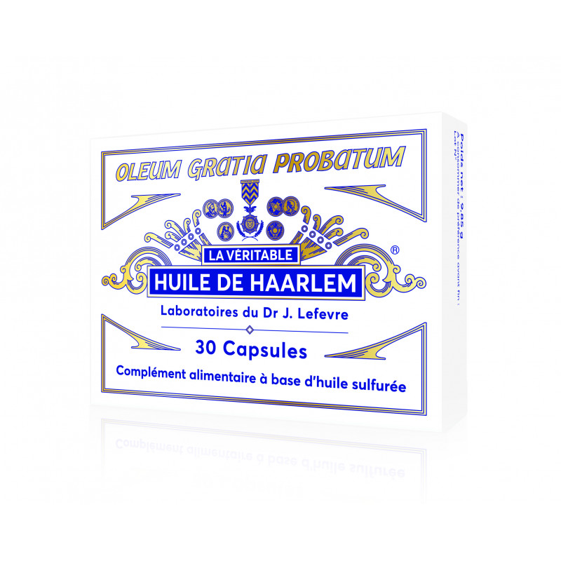 Huile de Haarlem TRADITION - 30 capsules - Laboratoires Lefèvre