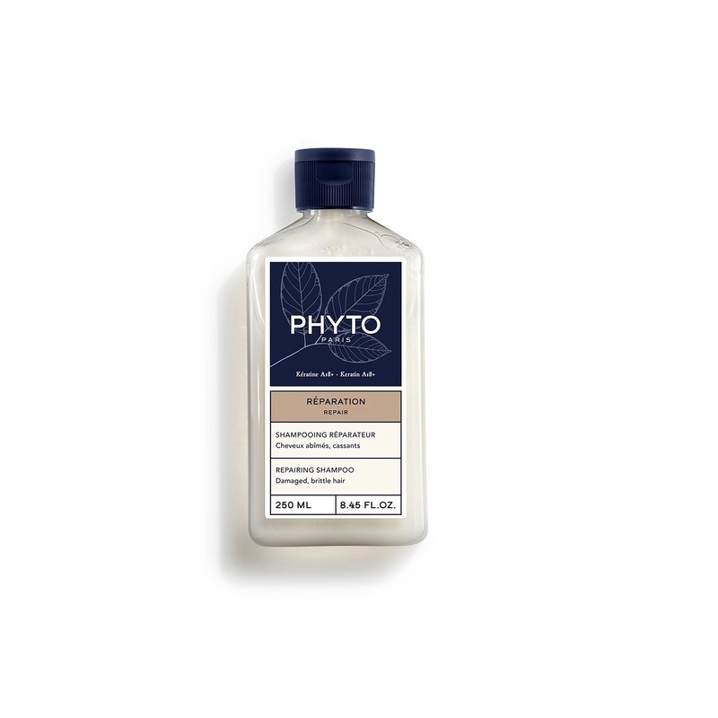 Shampooing réparateur pour cheveux abîmés, cassants - 250 ml - Phyto Paris