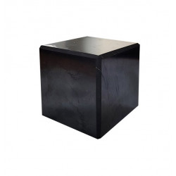 Shungite cube - Protection anti-ondes - 10 cm - Epixen Bien-être