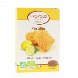 Pastilles Propolis Citron Bio - 24 Pastilles - Redon
