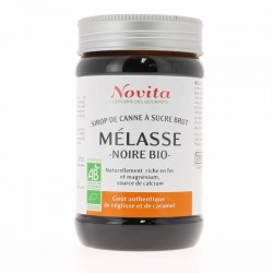 Mélasse Noir Bio - Pot 450 g -  Novita