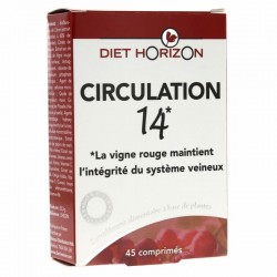 Circulation 14 - 45 comprimés - Diet Horizon