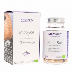 AGARICUS Bio - Mico-Sol Micosalud 70 gélules végétales - Hifas da terra