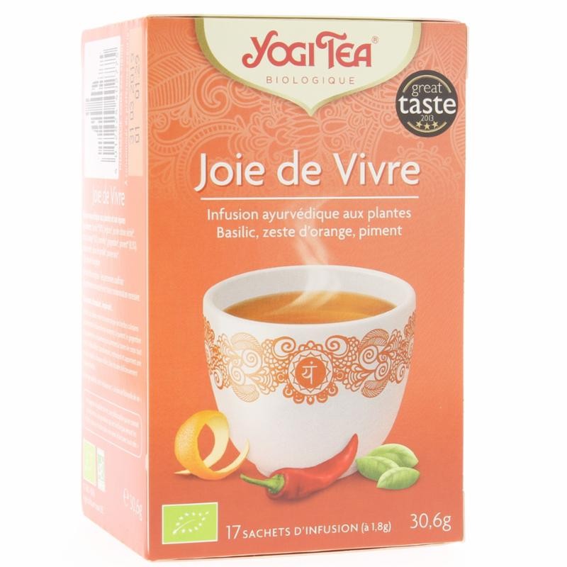 Thé Joie de vivre - 17 Sachets - Yogi Tea