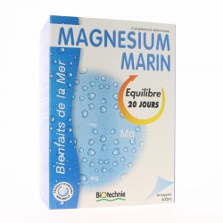 Magnésium marin - 40 Ampoules - Biotechnie
