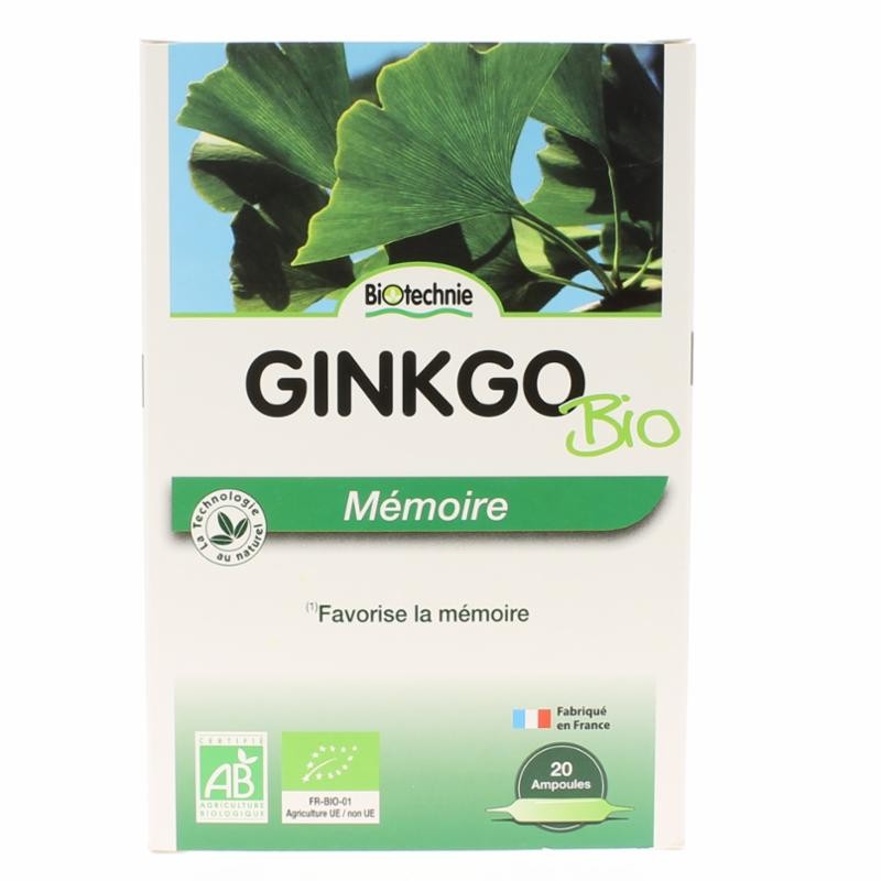 Ginkgo Bio Ampoule - 200 ml - Biotechnie