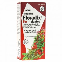 Floradix Fer + Plantes - 84 Comprimés - Salus