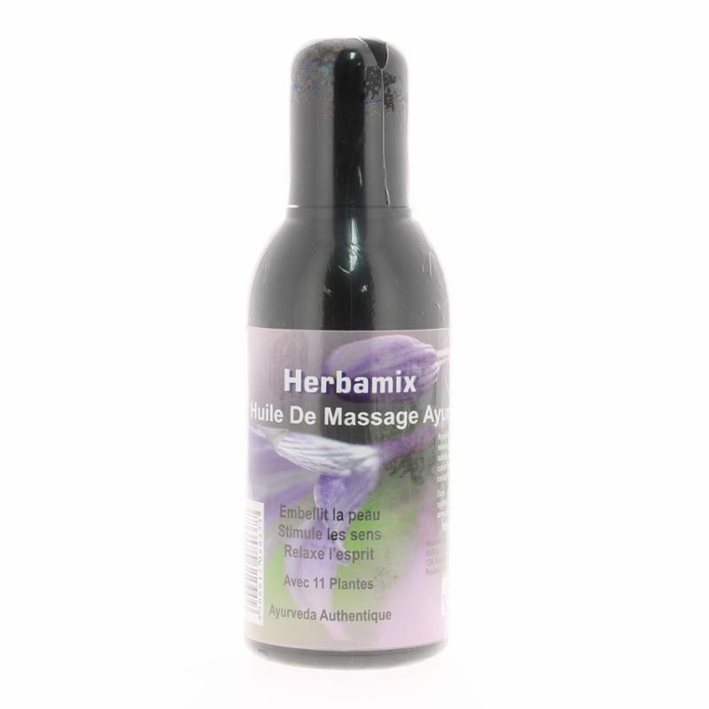 Huile de Massage aux 11 plantes Ayurvédique - 100ml - Herbamix