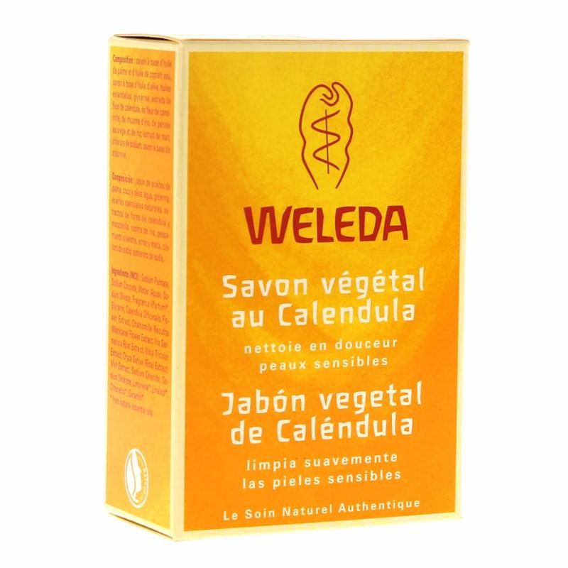 Savon végétal Calendula - Pain Savon 100 G - Weleda