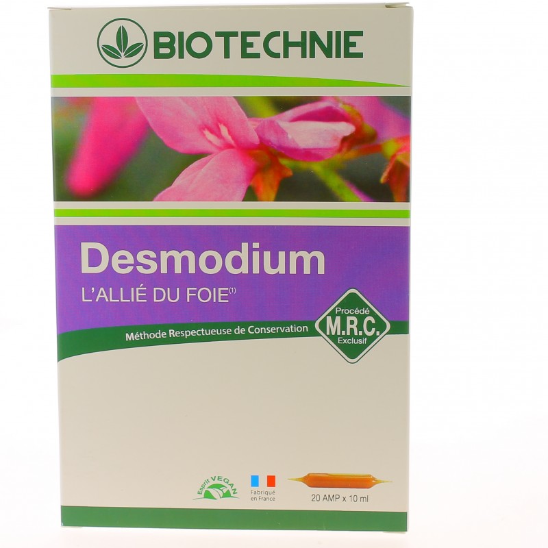 Desmodium - 20 Ampoules - Biotechnie La Courtisane