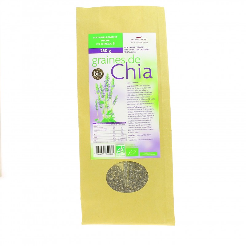 Graines de Chia - Sachet 250 g