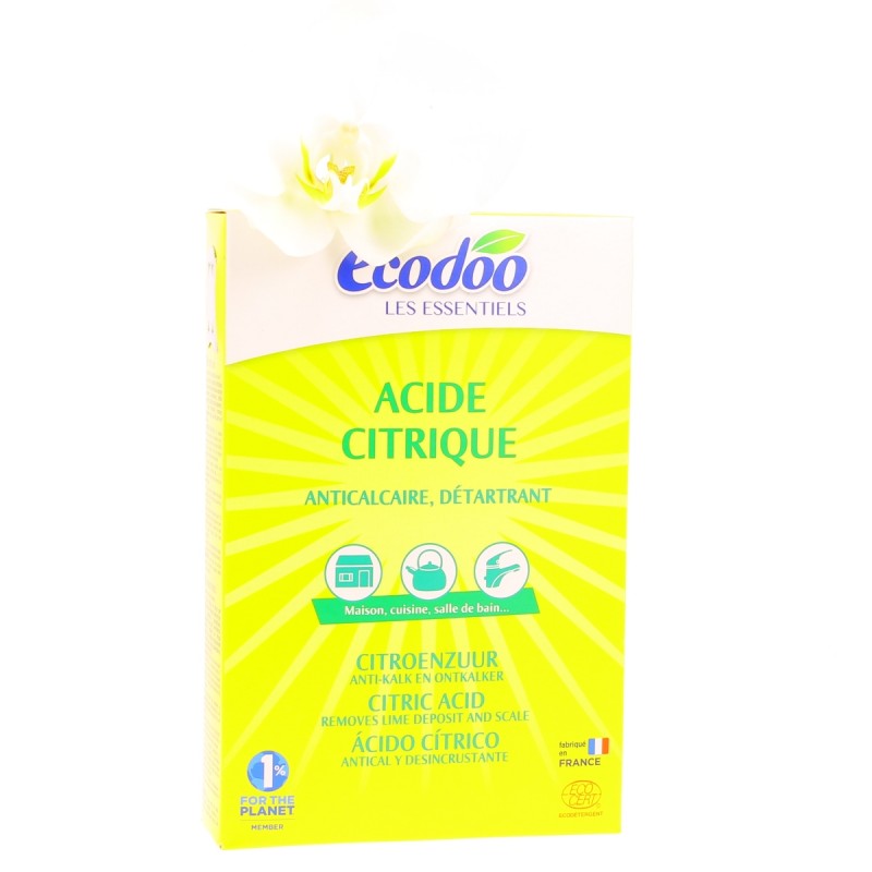 Acide Citrique - Boite 350 g - Ecodoo