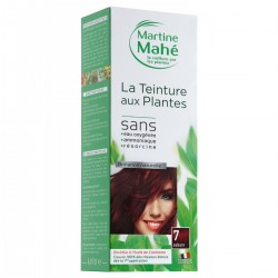Martine Mahé-teinture N° 7 250 ml -Auburn-Coloration aux plantes