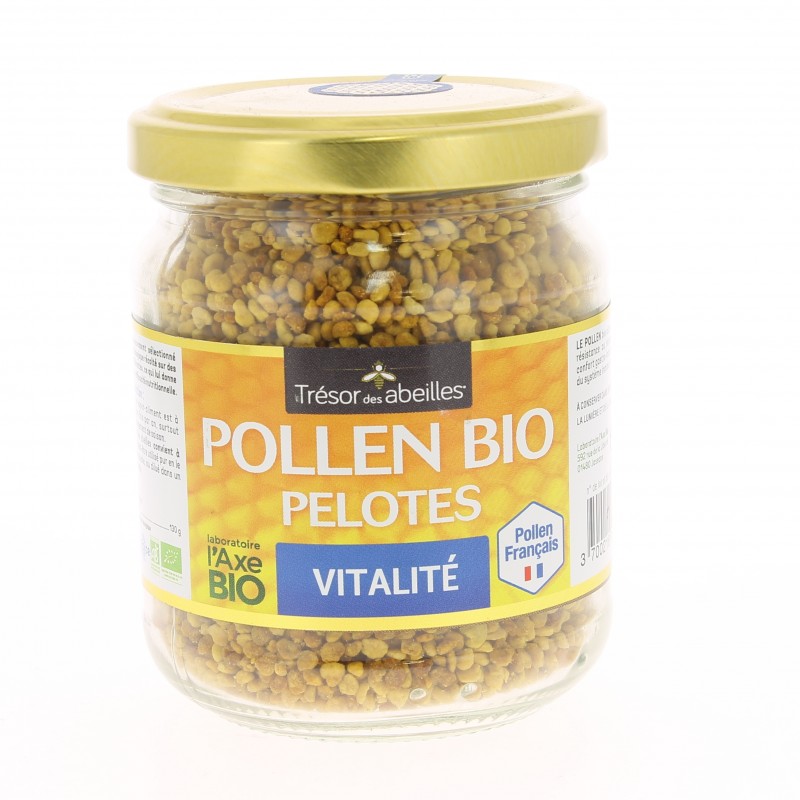 Pollen Bio Pelotes Vitalité - 130 Grammes - Trésor des Abeilles