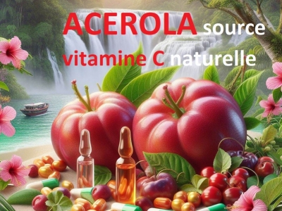 ACEROLA : cerise hyper riche en vitamine C naturelle