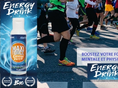 MAXIFORCE energy drink Bio: booste la vitalité pour de multiples activités